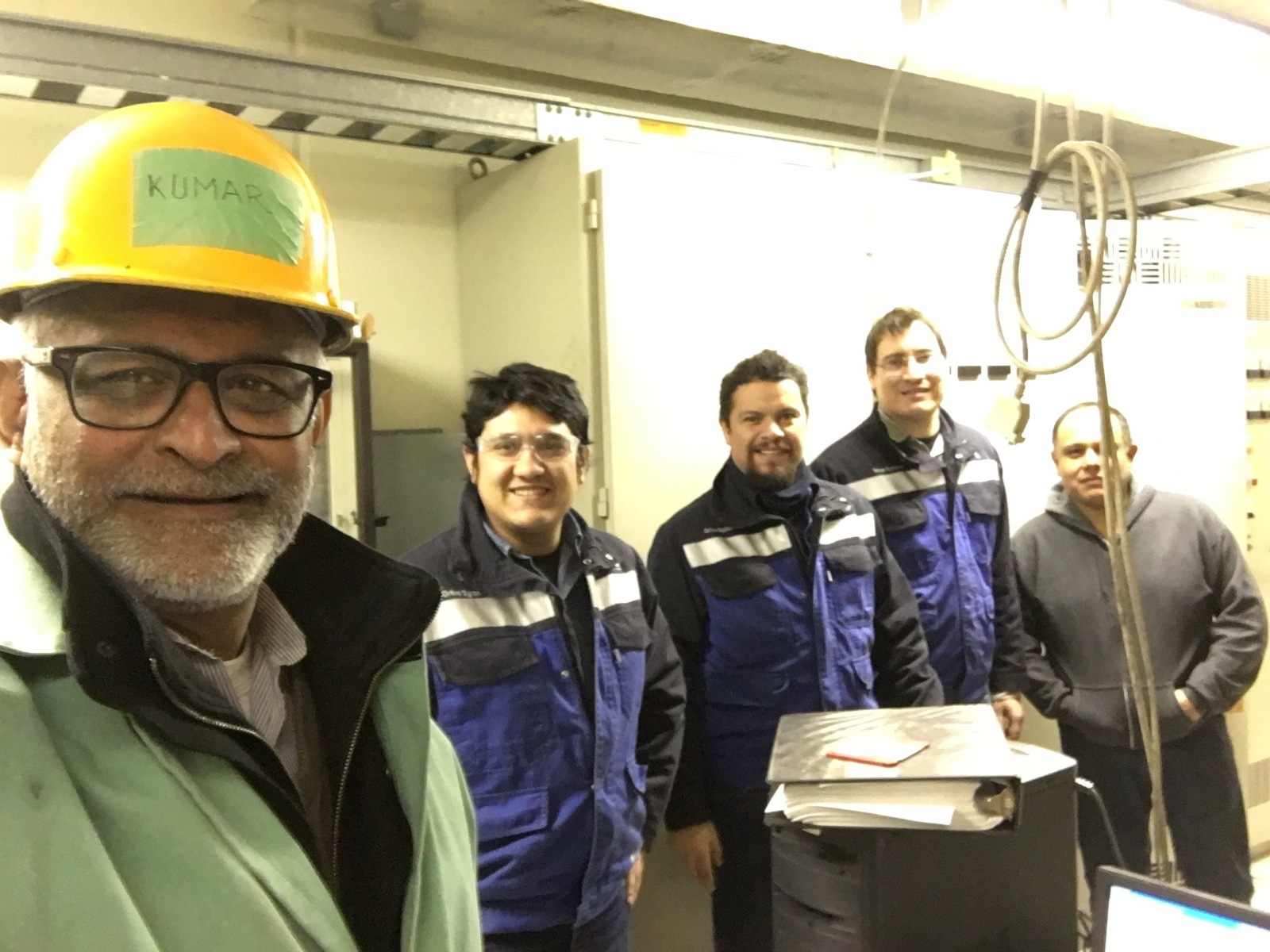 CEO Kumar Chatterjee with Client Plant Personnel in Ohio